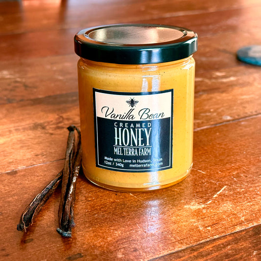 Vanilla Bean Creamed Honey