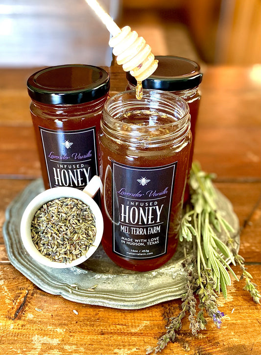 Lavender Vanilla Infused Honey